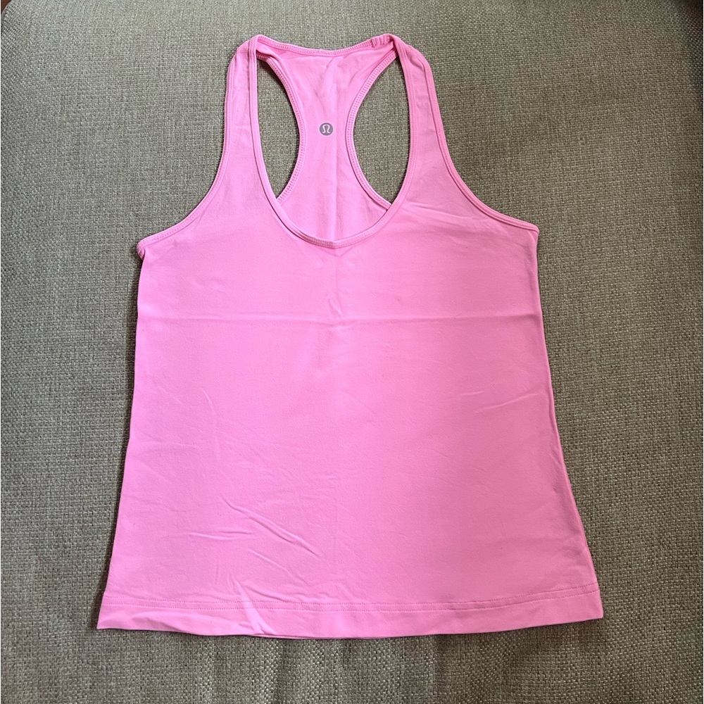 Lululemon Cool Racerback Tank Short - size 8 - pink